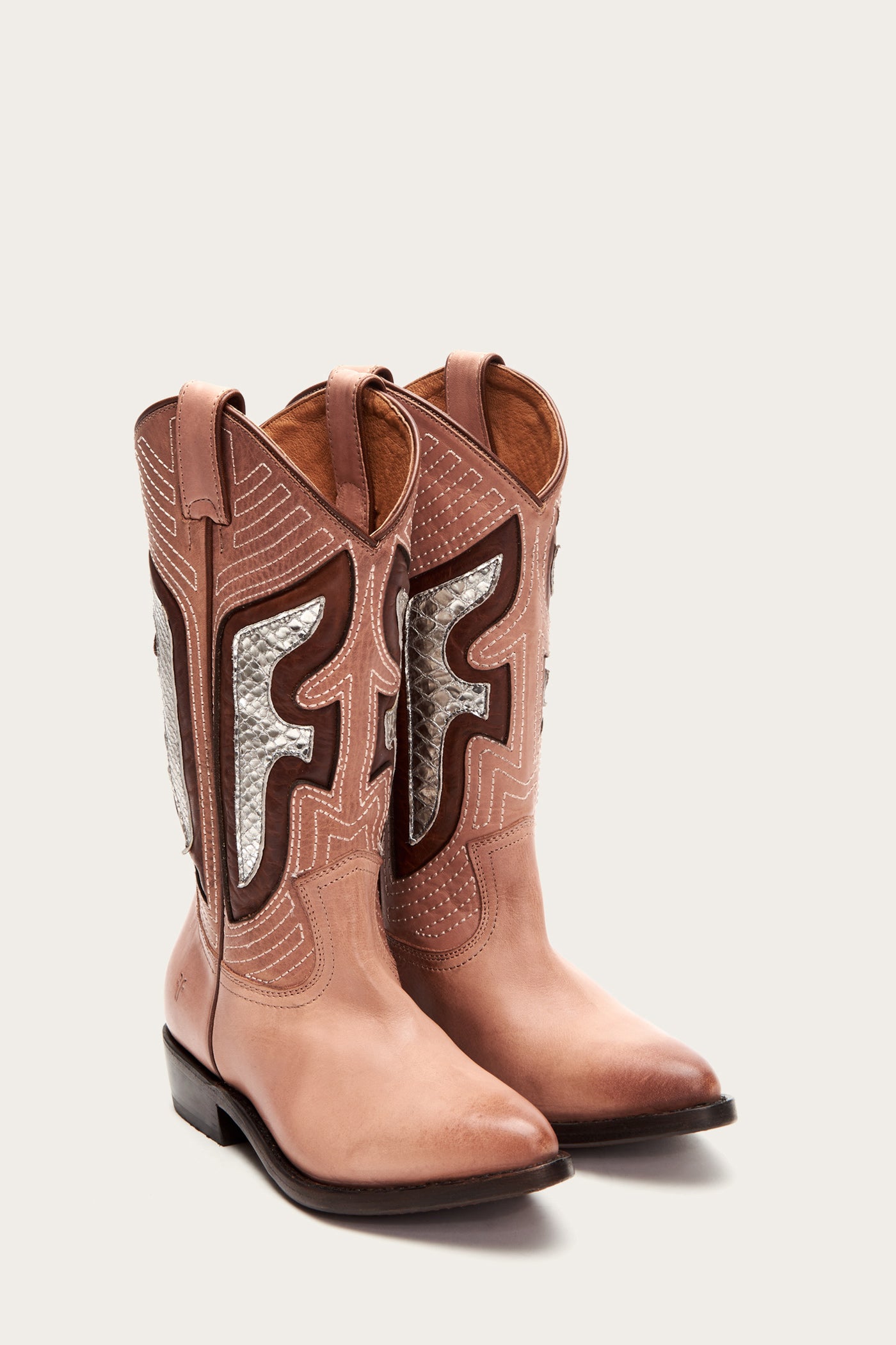 dusty rose cowboy boots