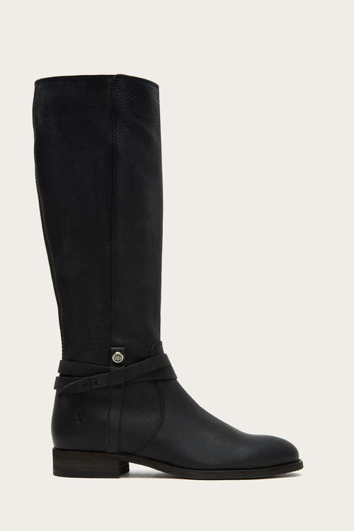 frye black leather booties