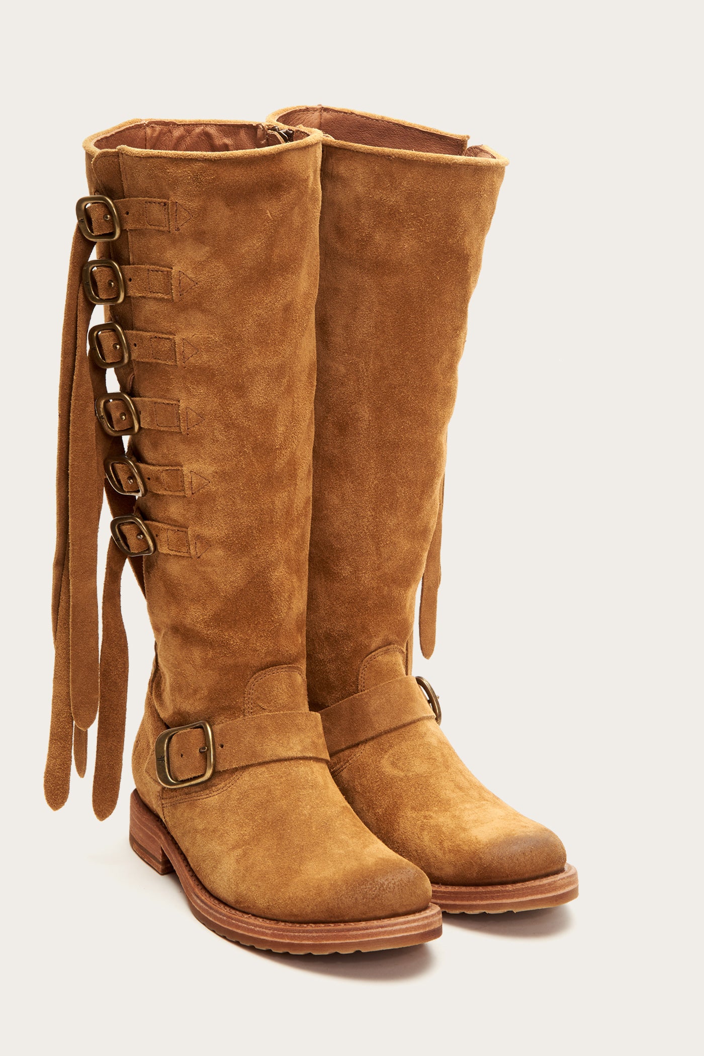 frye veronica strap tall boots