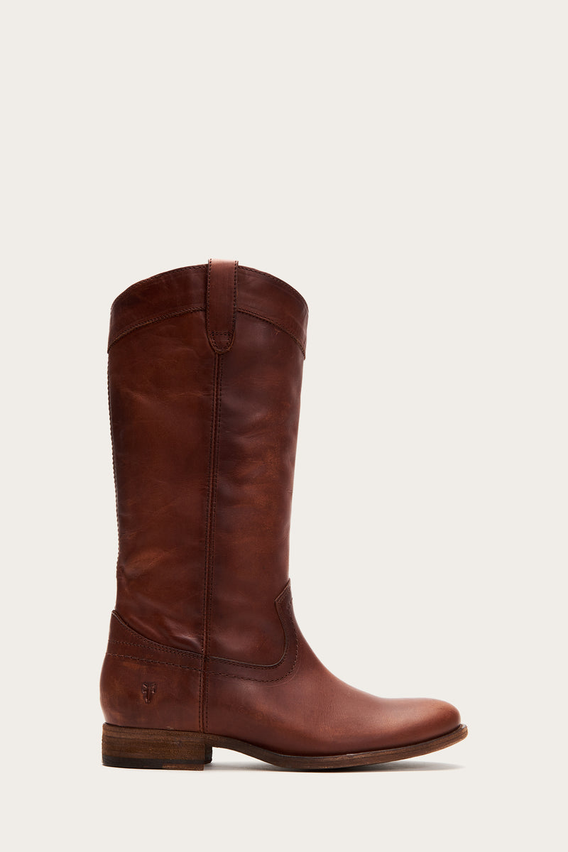 frye melissa pull on cognac