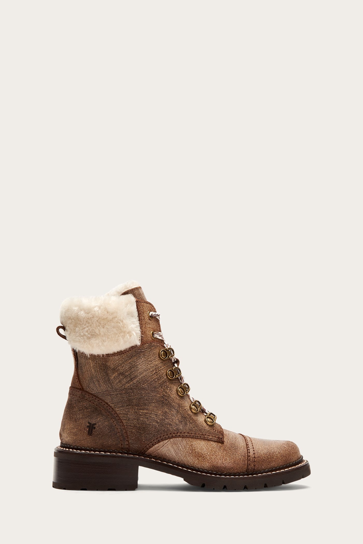 frye samantha hiker ivory