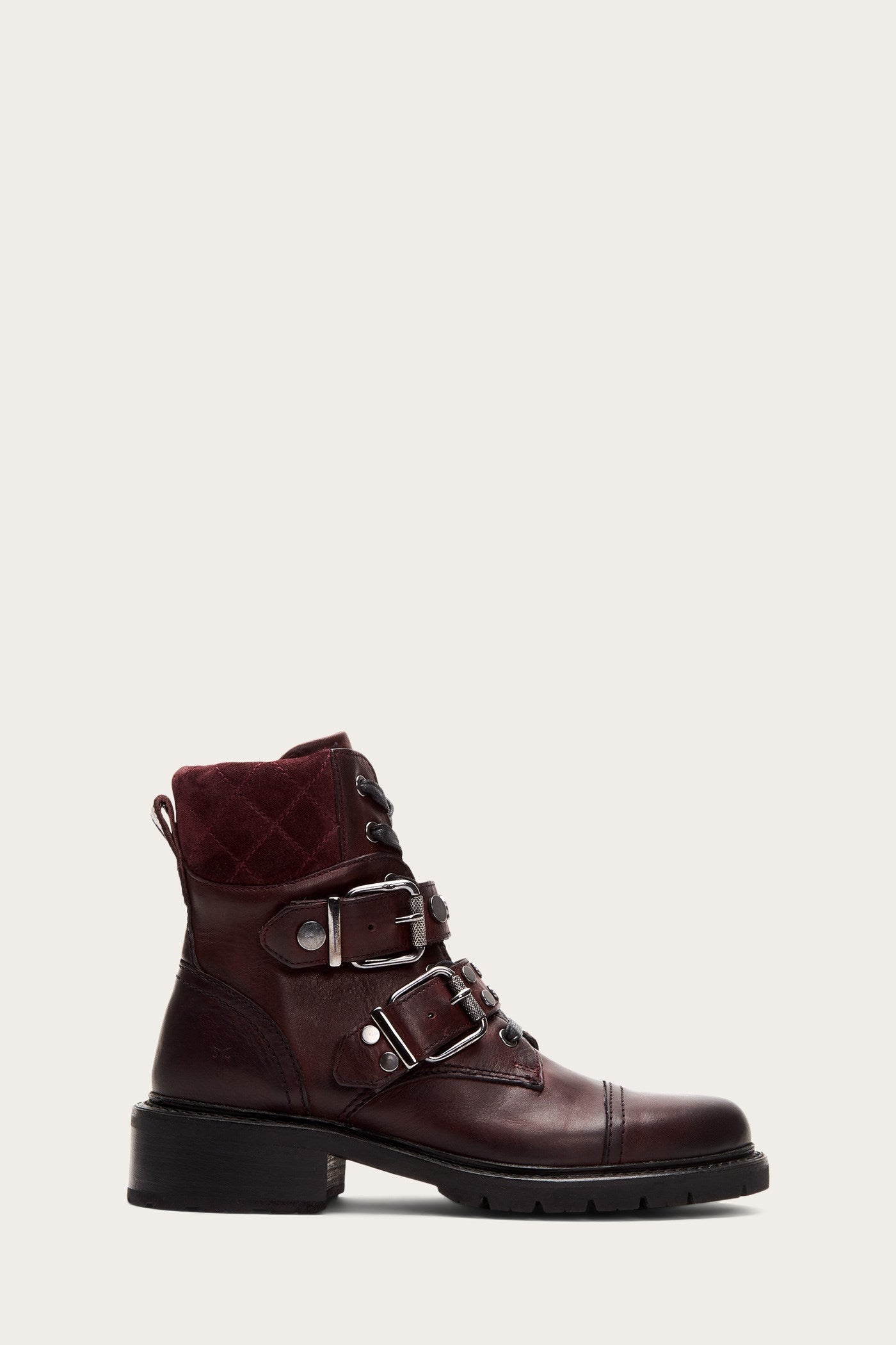 plum coloured boots