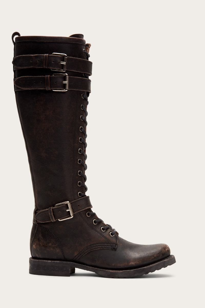 Veronica Buckle Combat Tall | The Frye Company