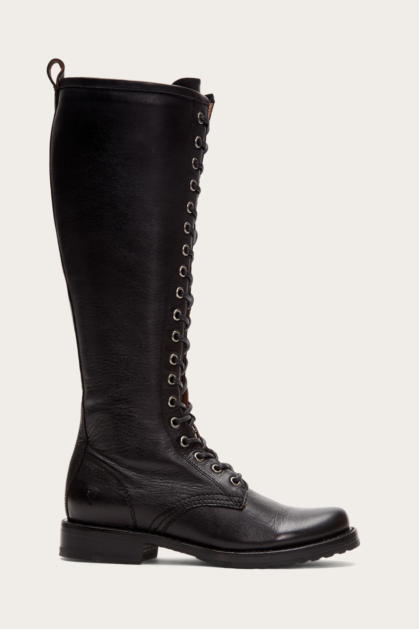 high black combat boots