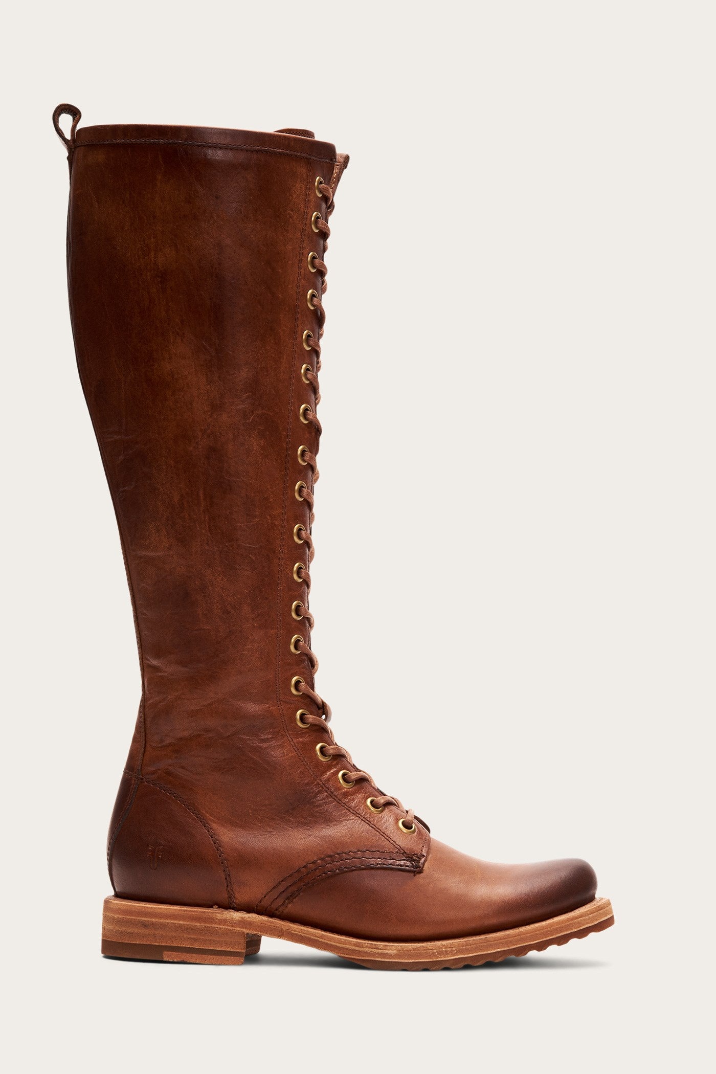 frye lace up tall boots