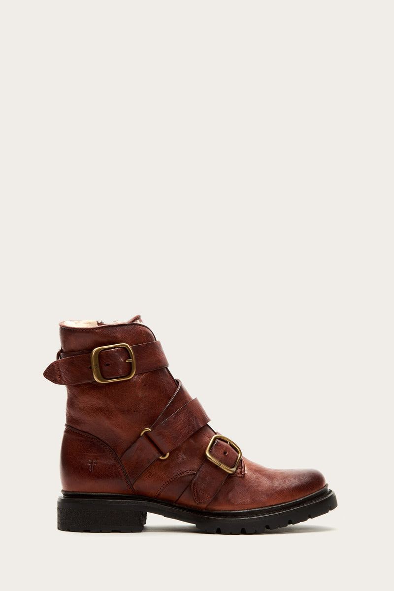 frye vanessa tanker shearling