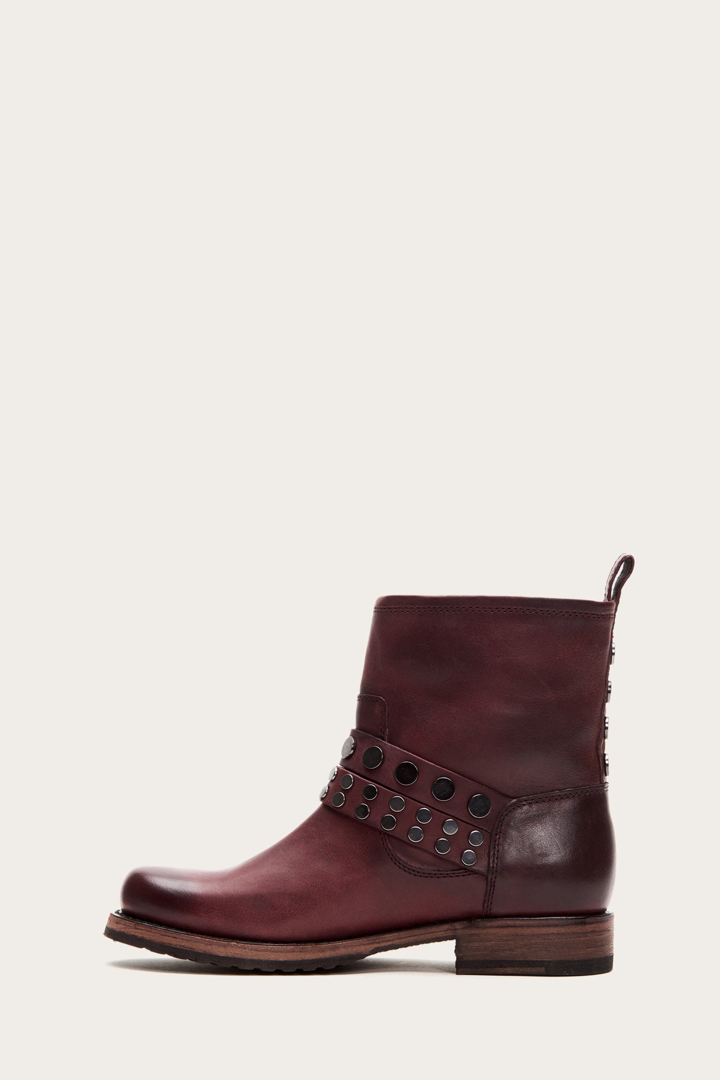 plum chelsea boots