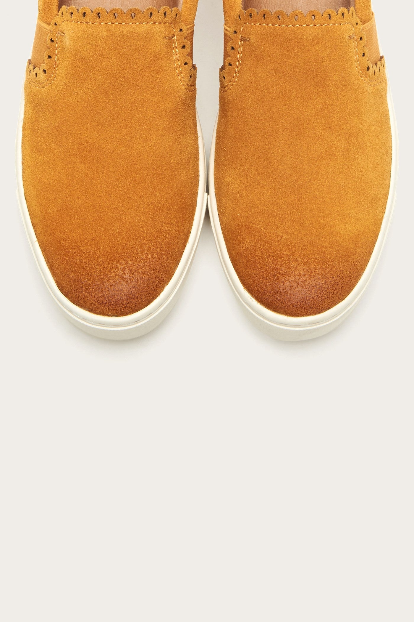 frye suede slip on