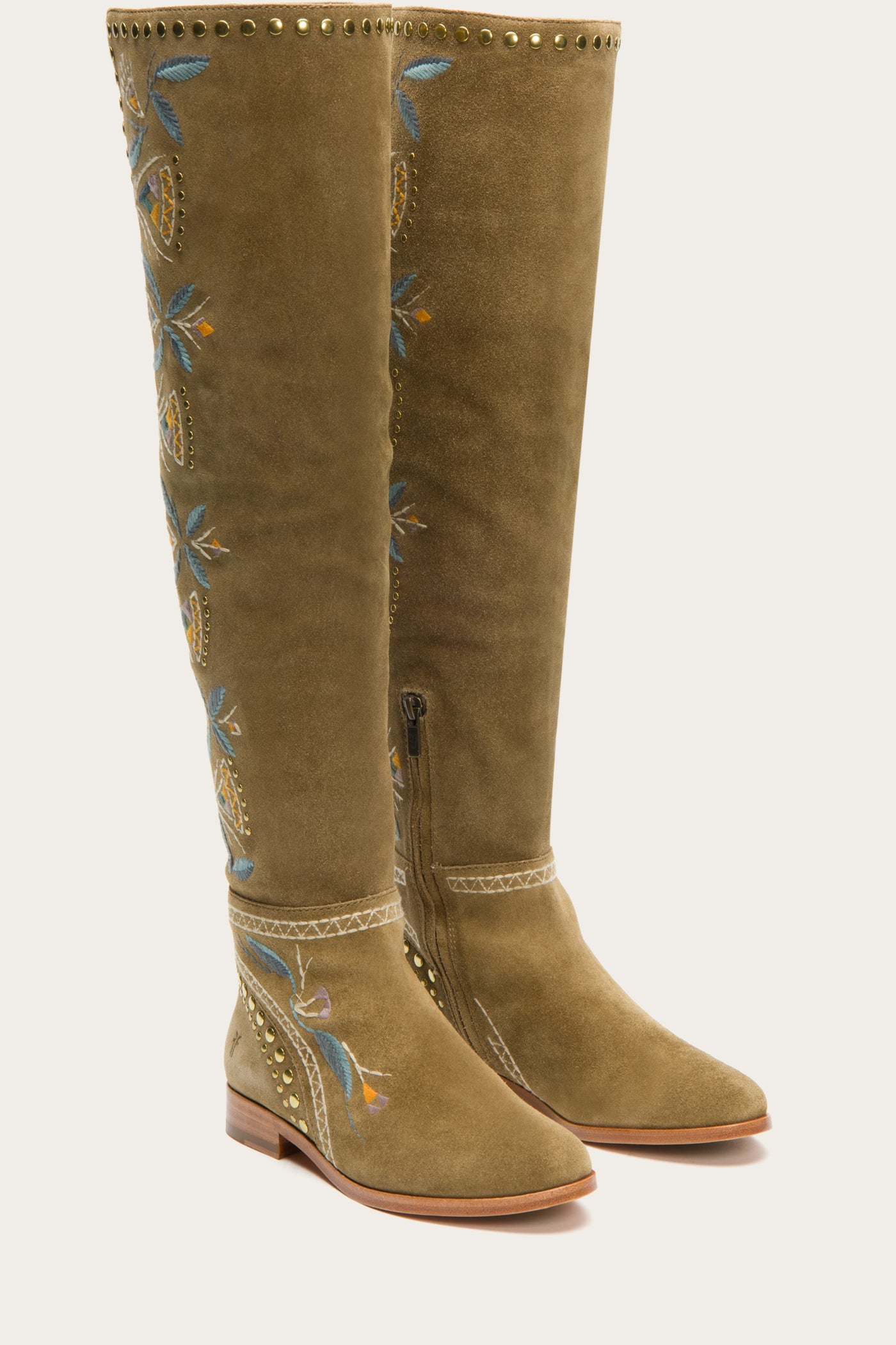 frye embroidered boots