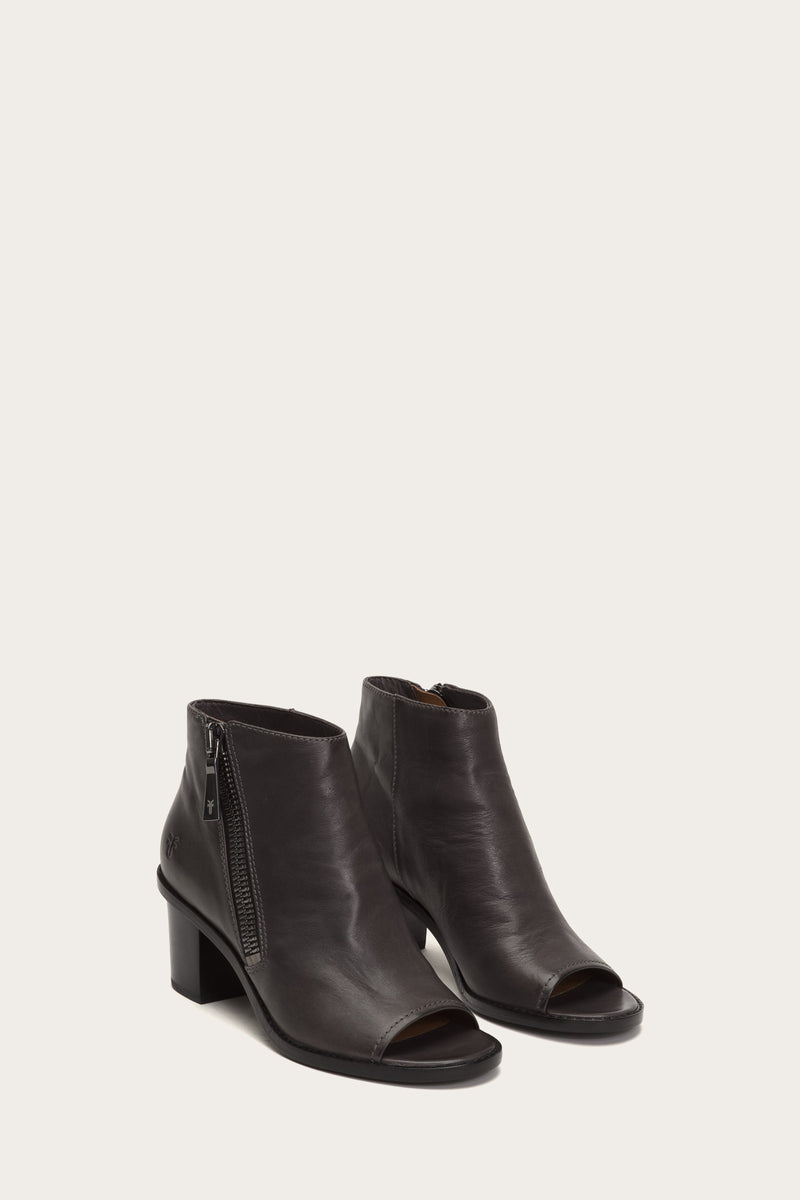 frye brielle zip peep bootie