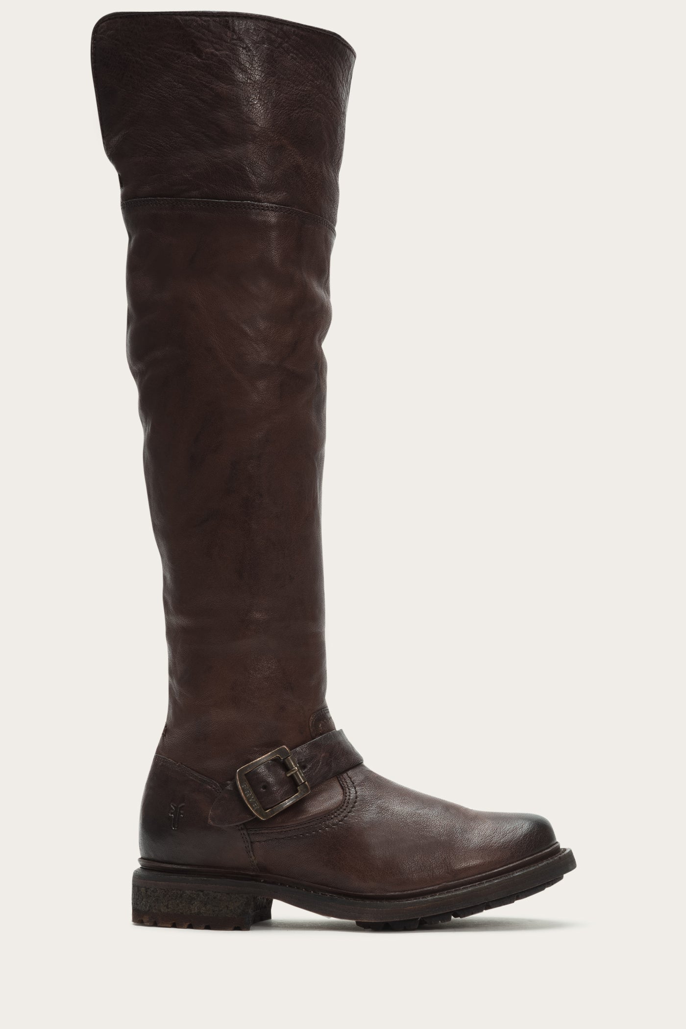 frye over the knee shearling boots