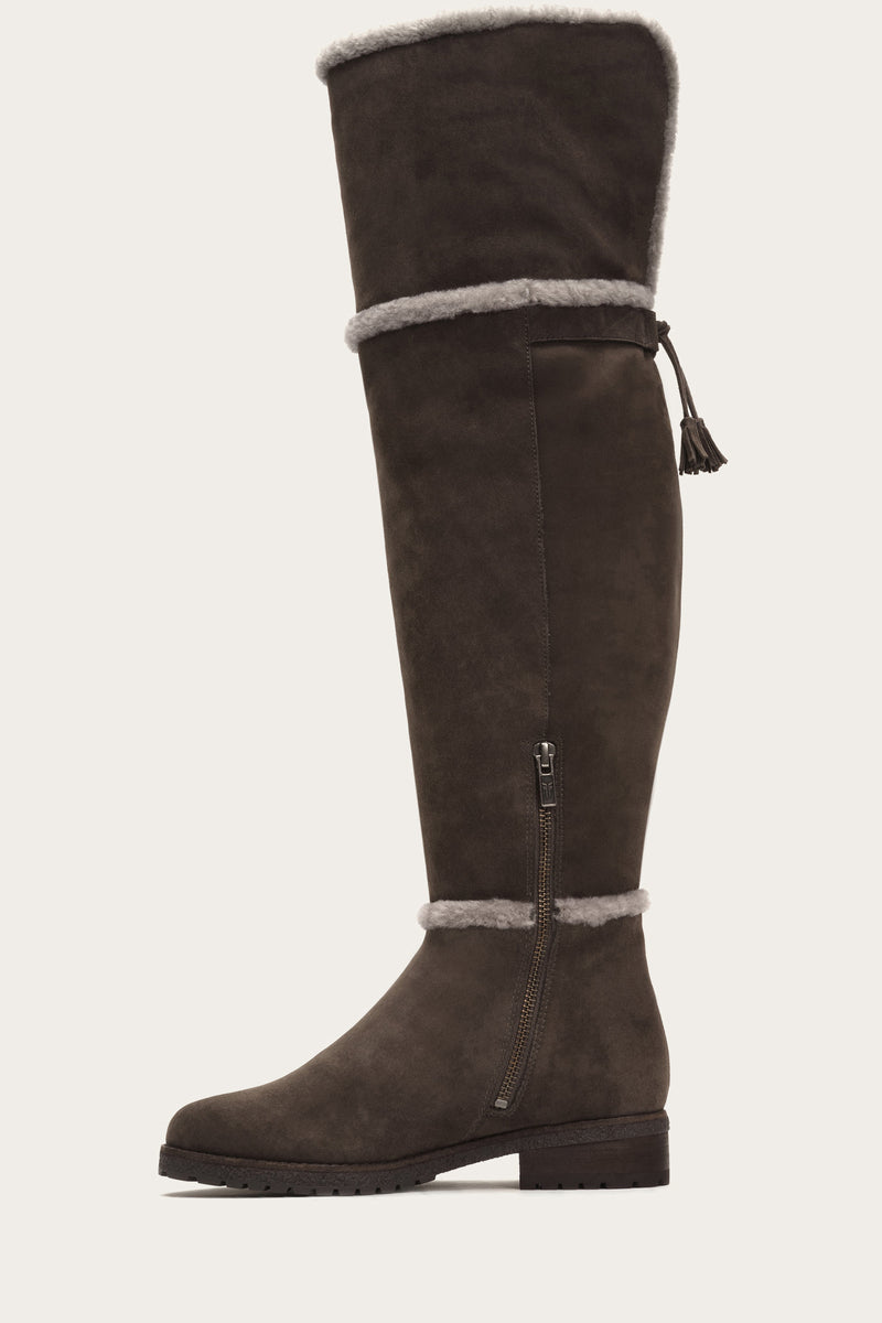 frye tamara shearling boots