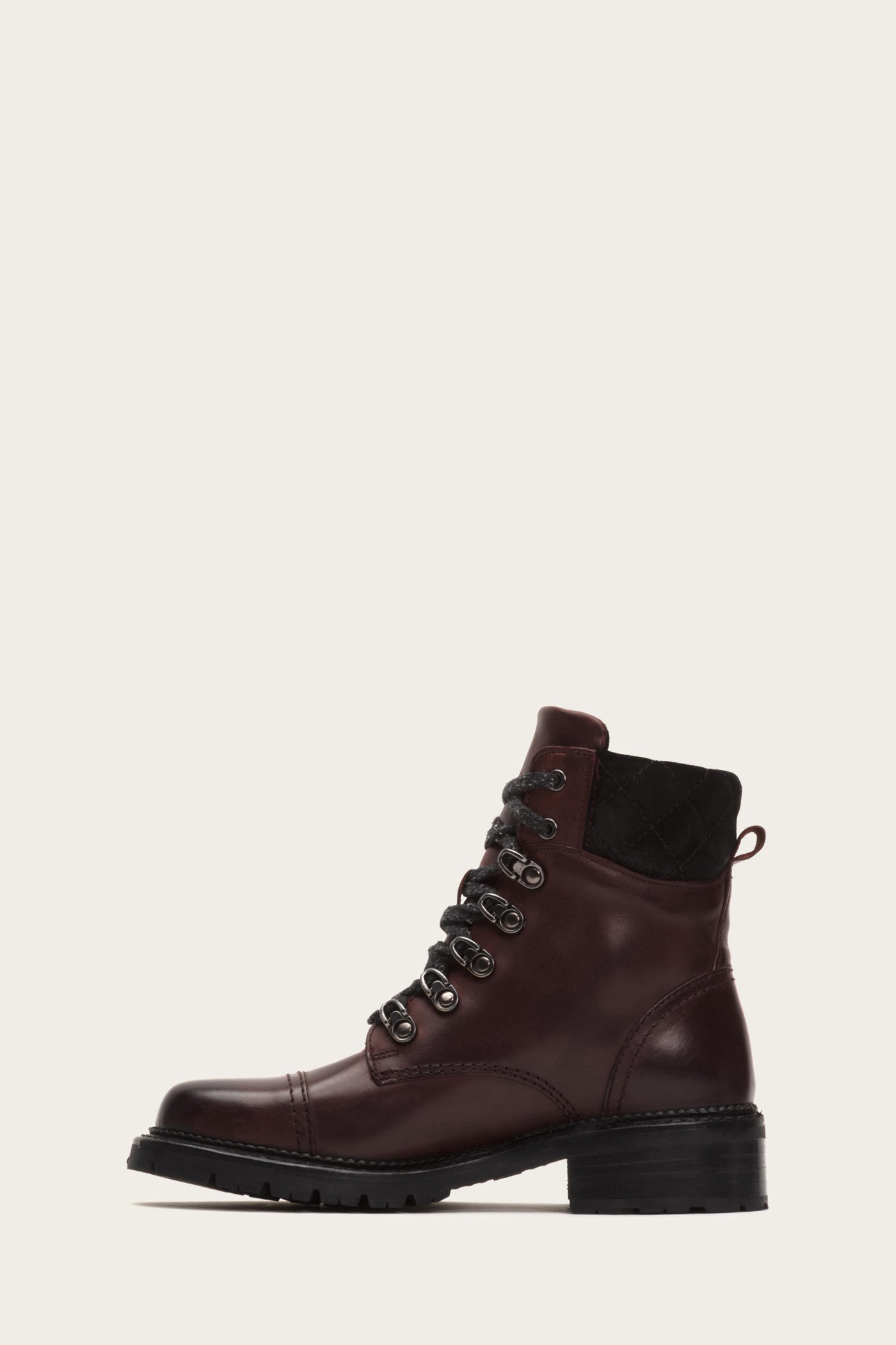 frye samantha hiker cognac