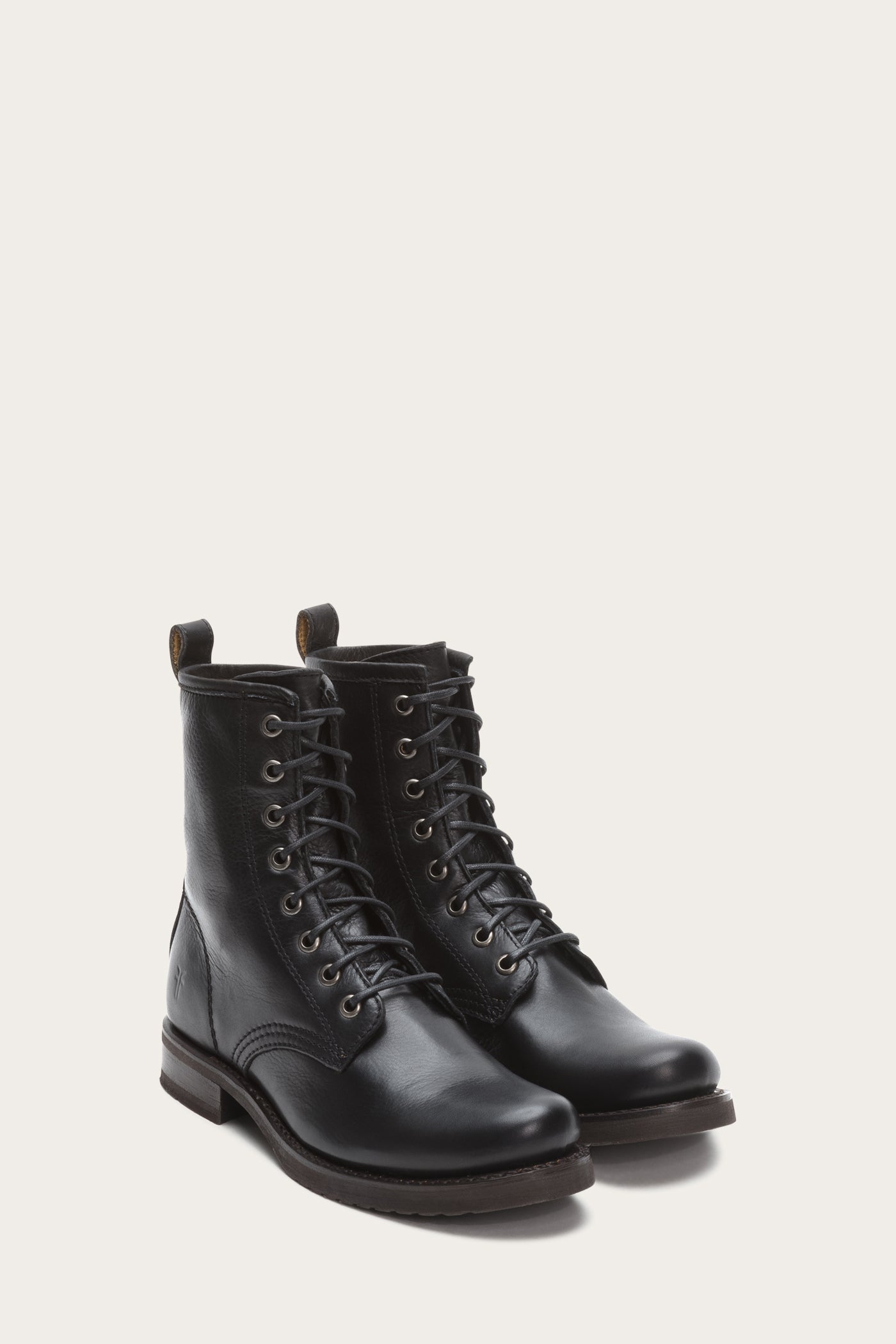 black combat bootie