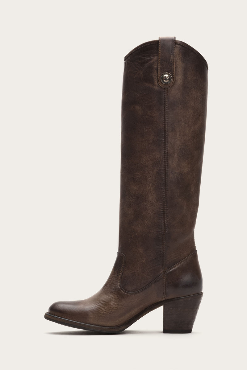frye jackie button tall