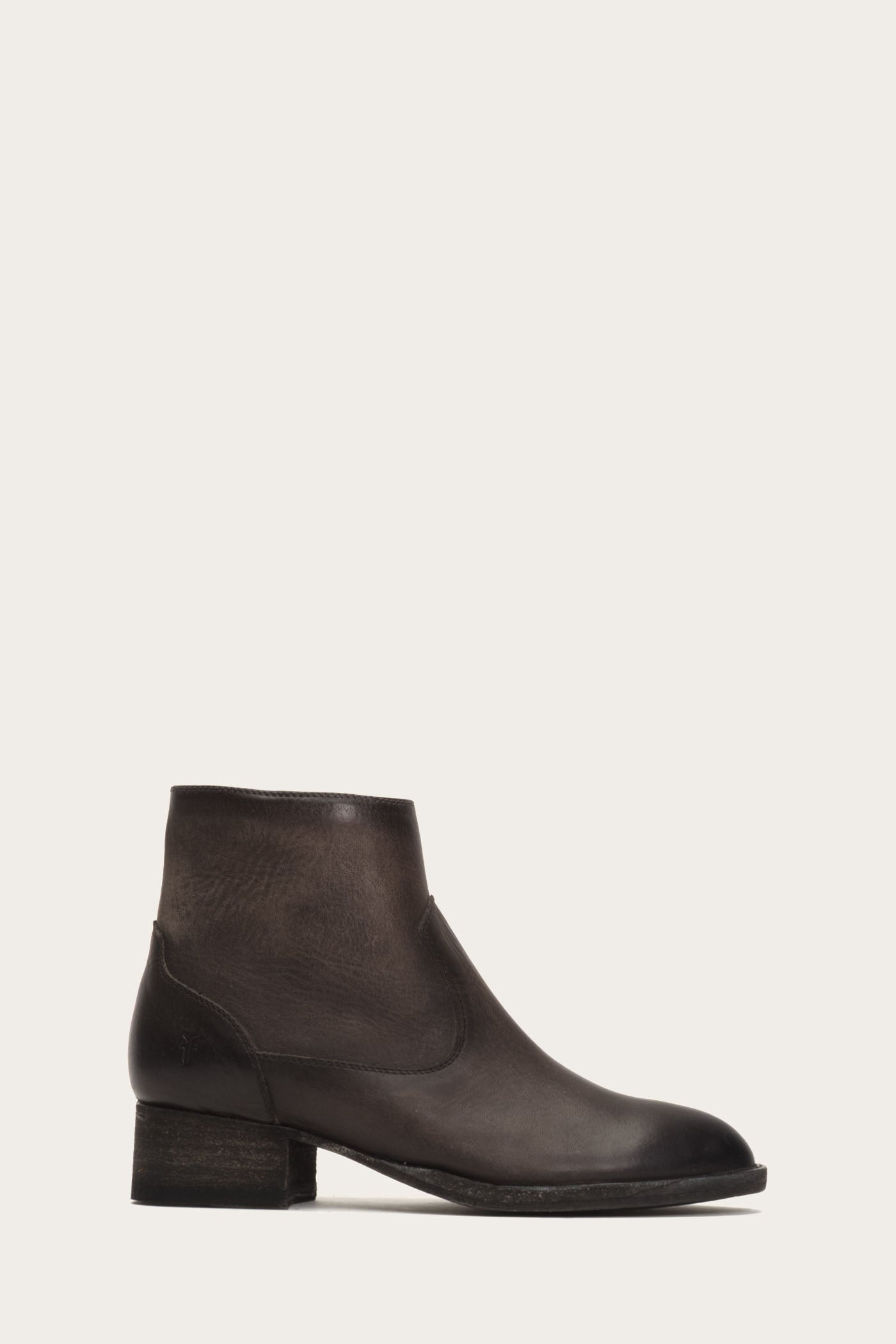 frye brooke short leather bootie