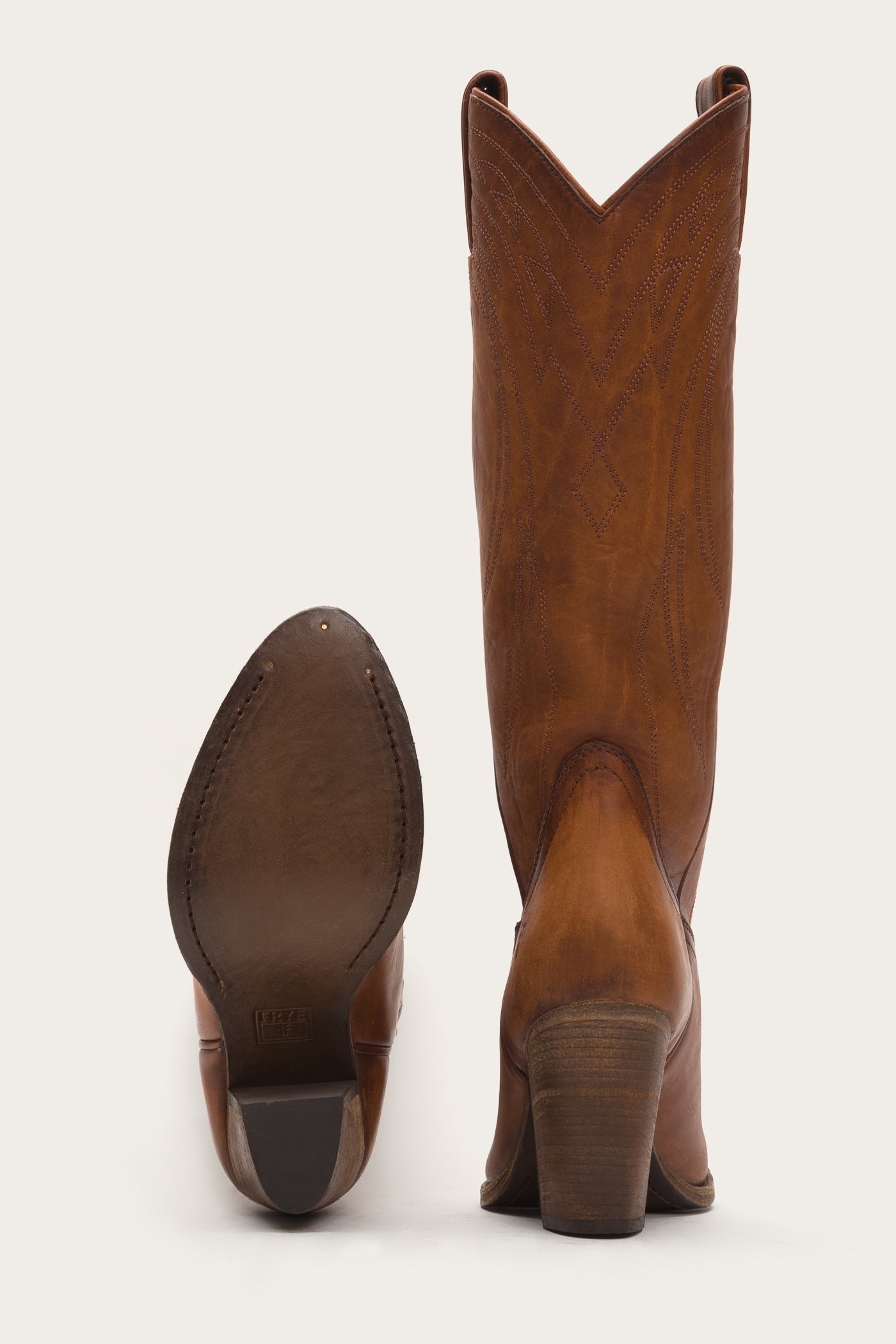 frye ilana pull on boots cognac