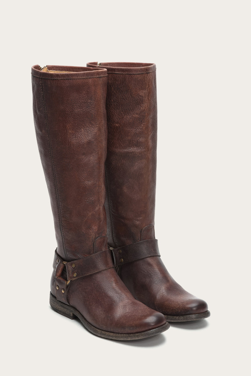 frye tall harness boots