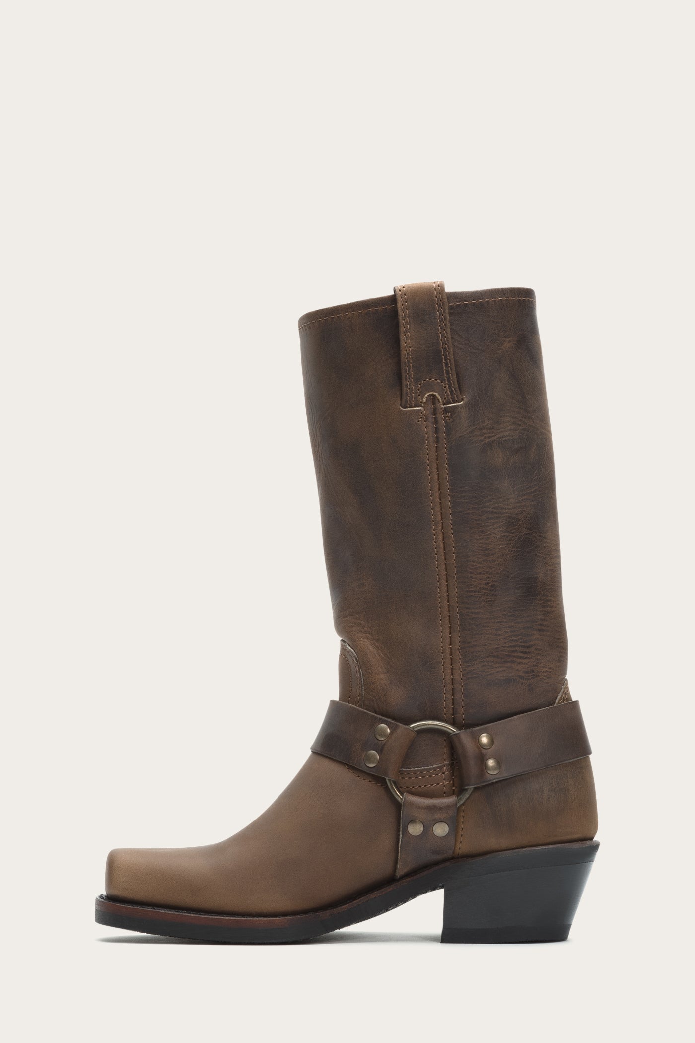 frye harness boots women