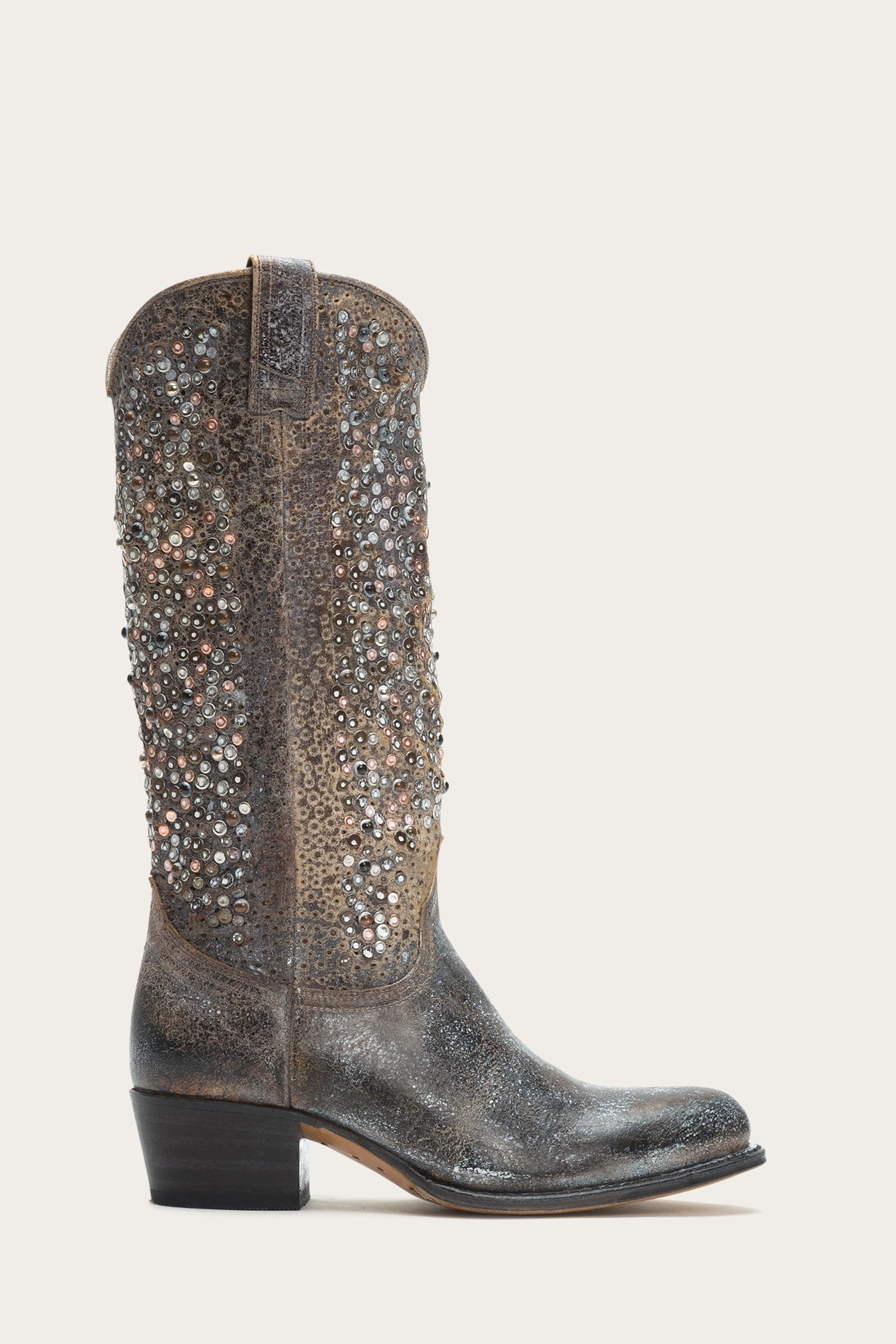 frye studded cowboy boots
