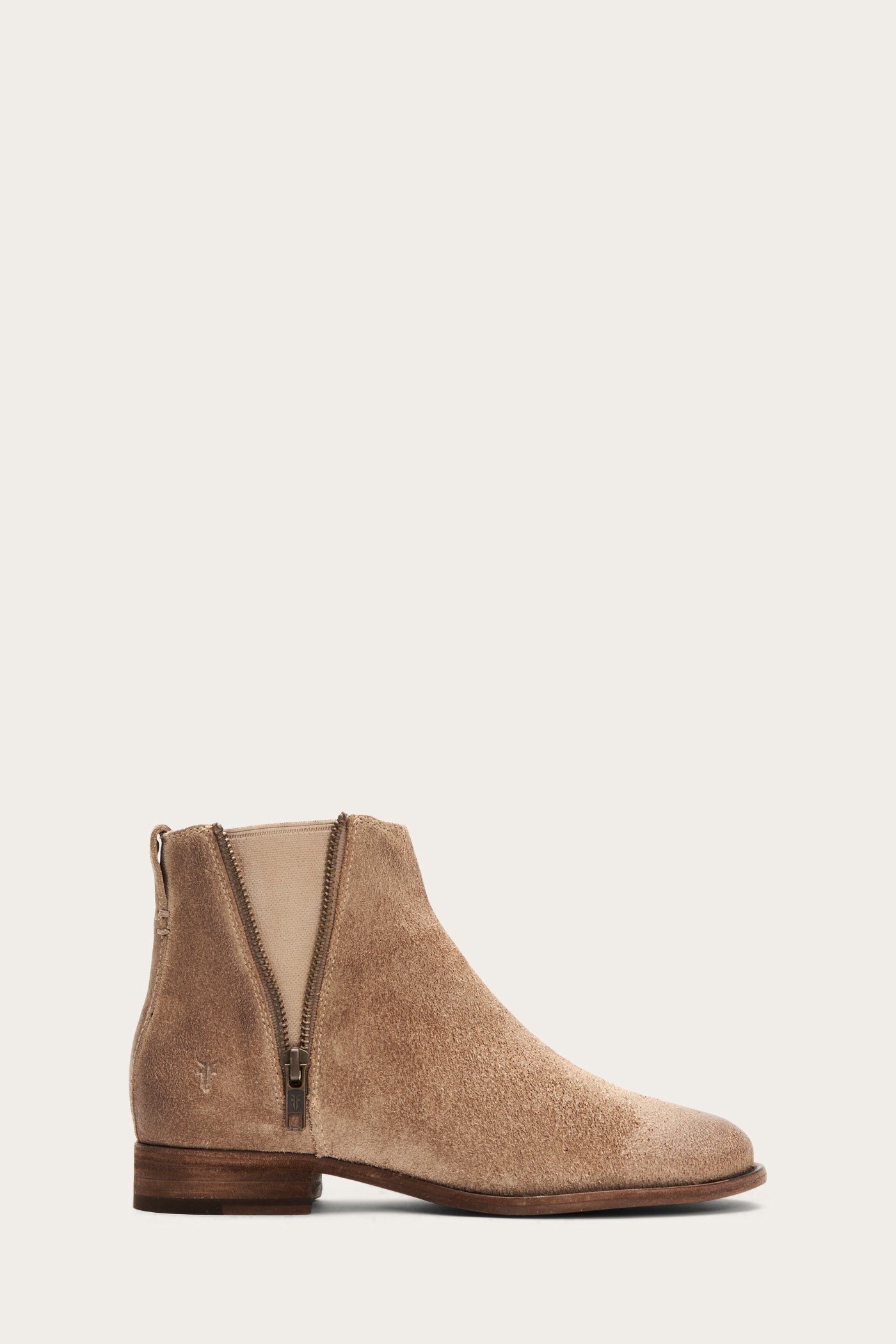 frye nova overlay suede bootie