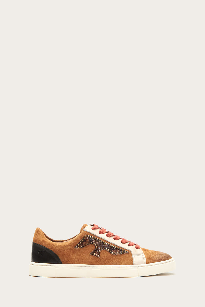 frye ivy logo patch sneakers