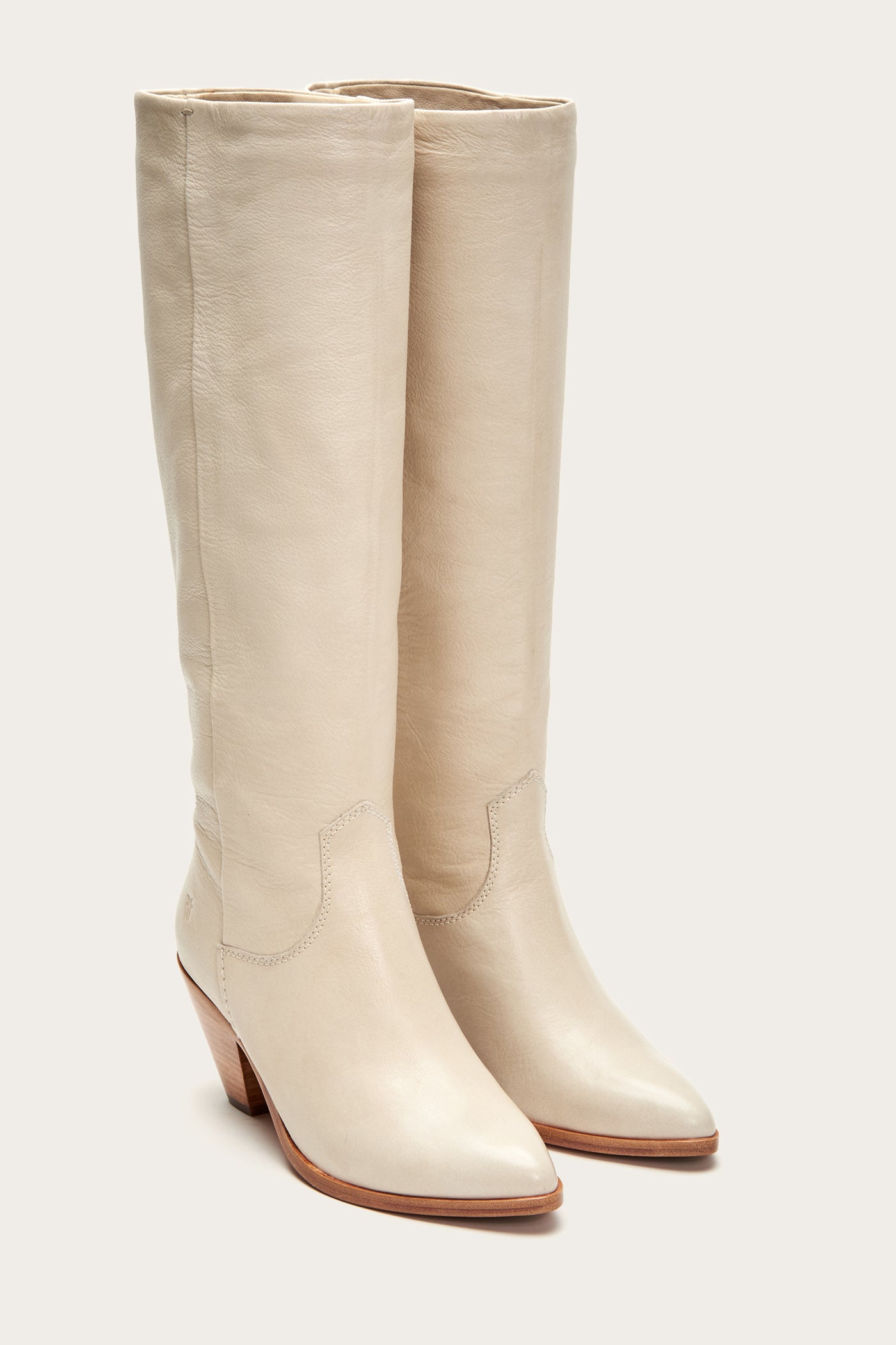 frye white booties