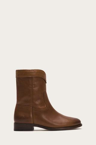 frye cara short leather boot