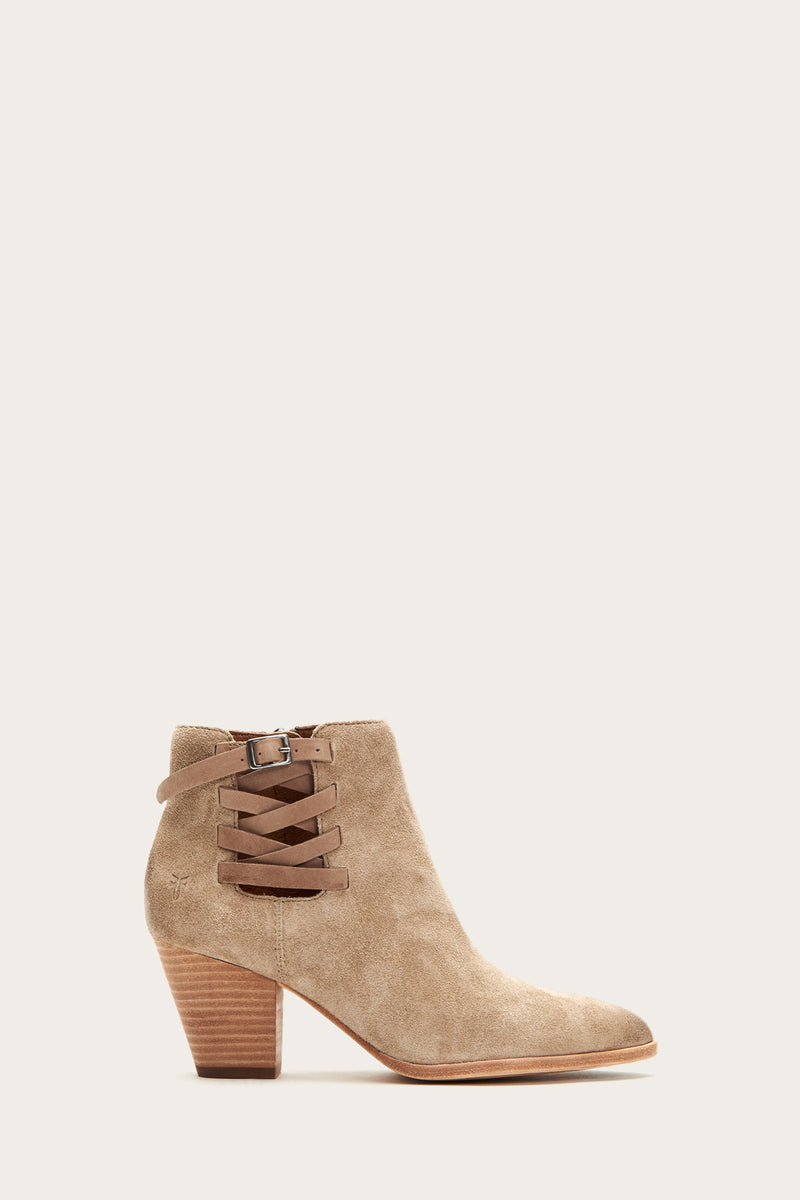 frye reed strappy bootie