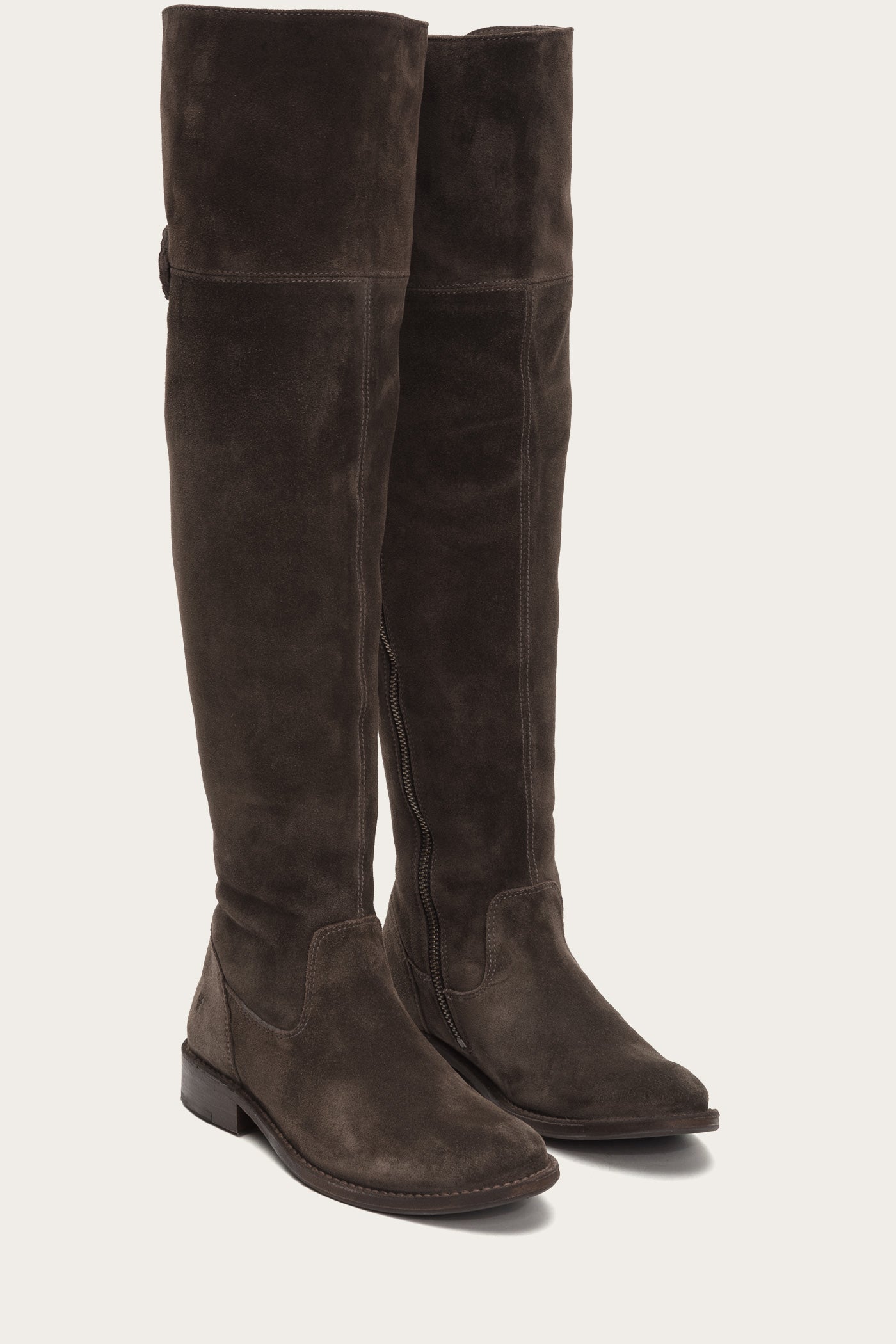 frye over the knee suede boots