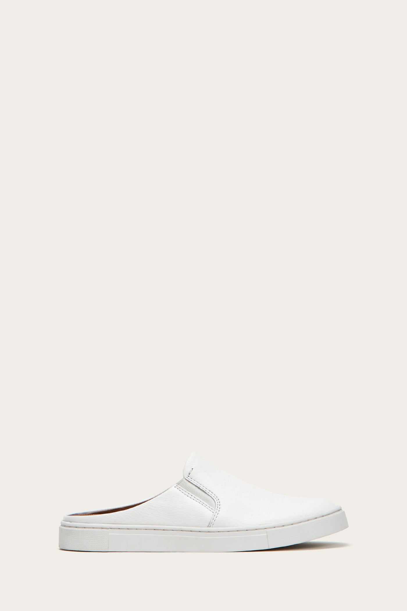 frye white mules