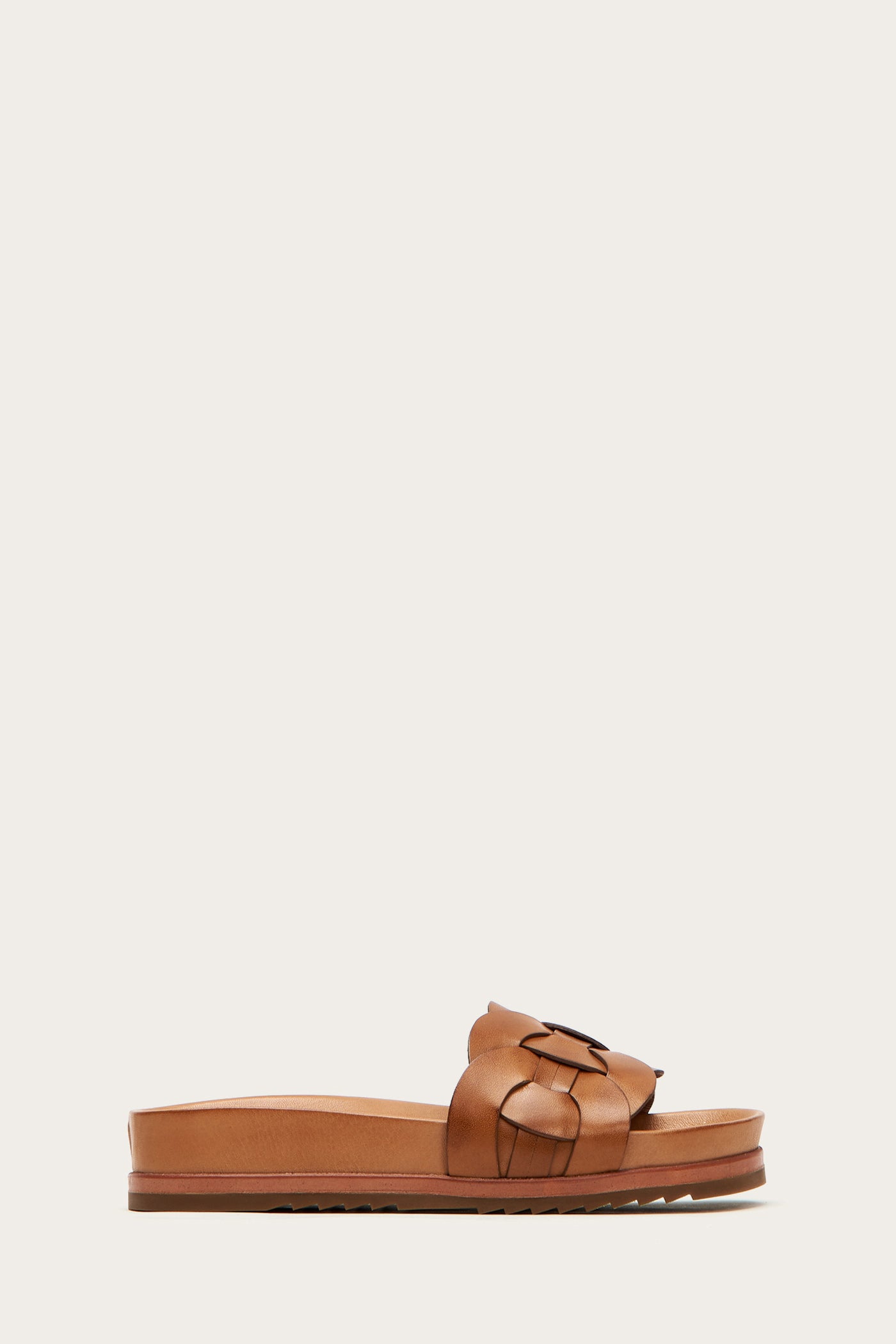 frye lily woven link slide