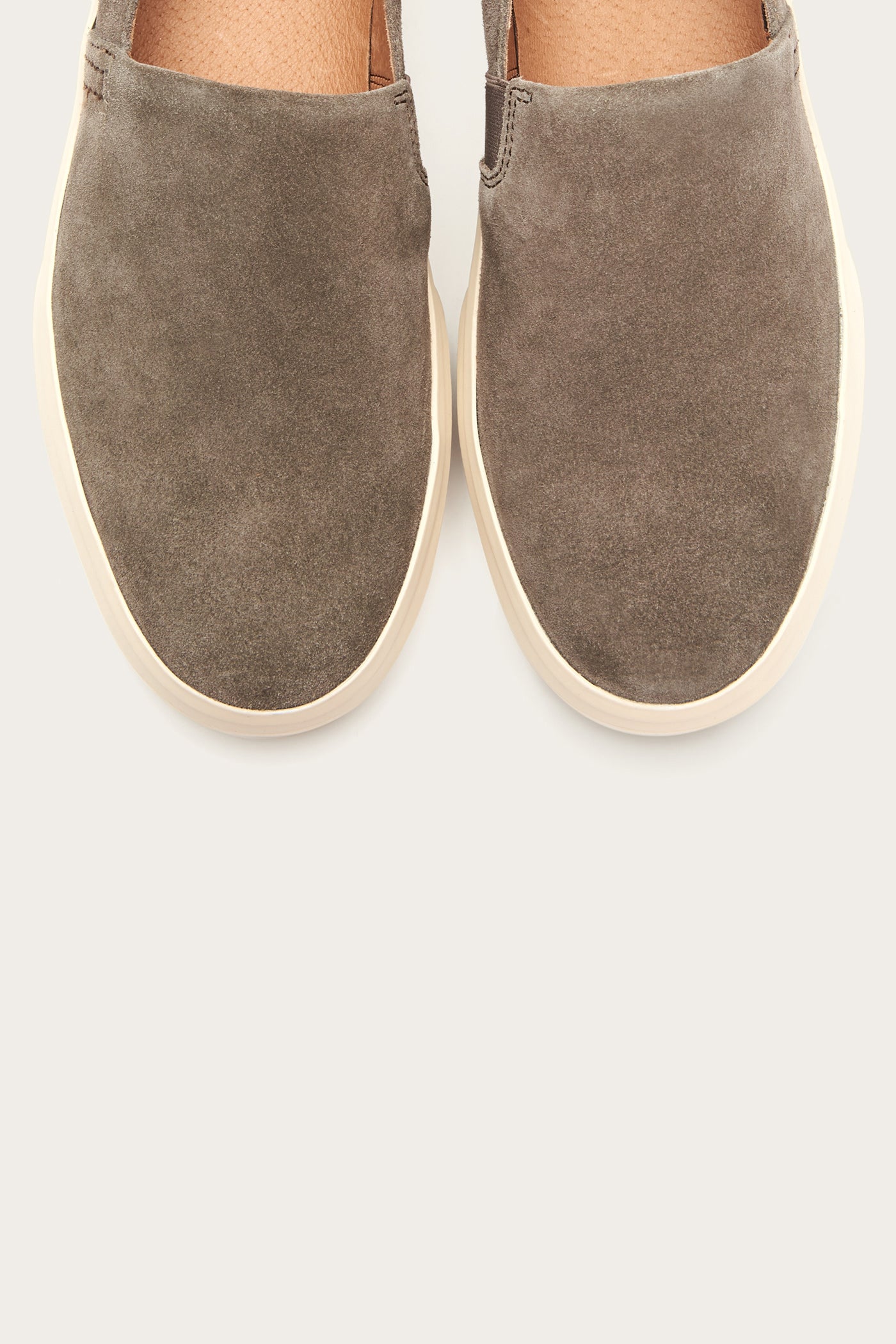 frye suede slip on