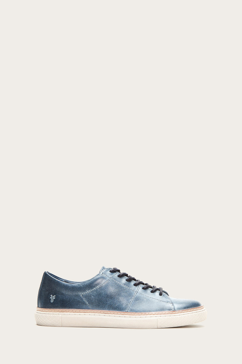 frye essex low leather sneaker