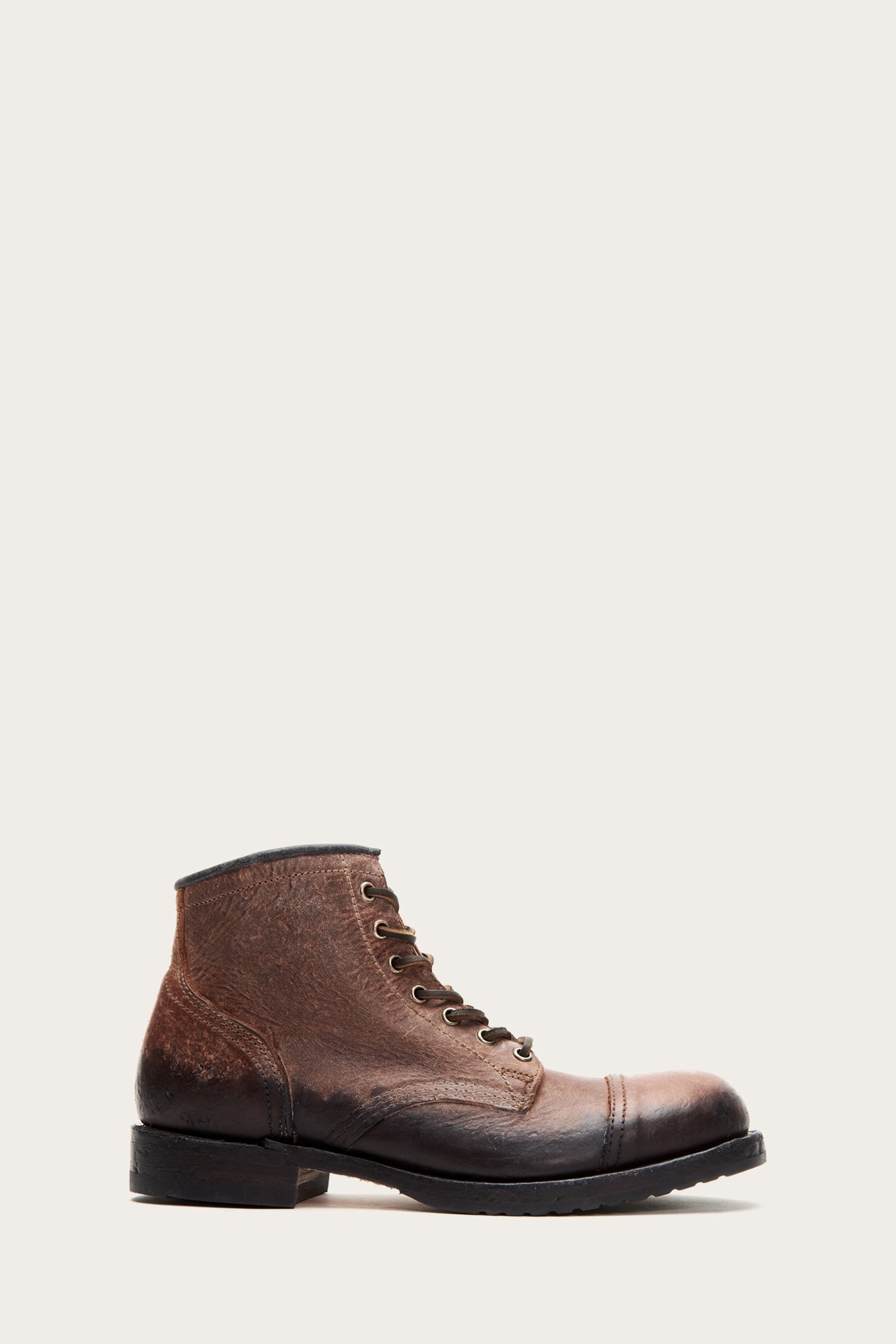 frye logan cap toe suede