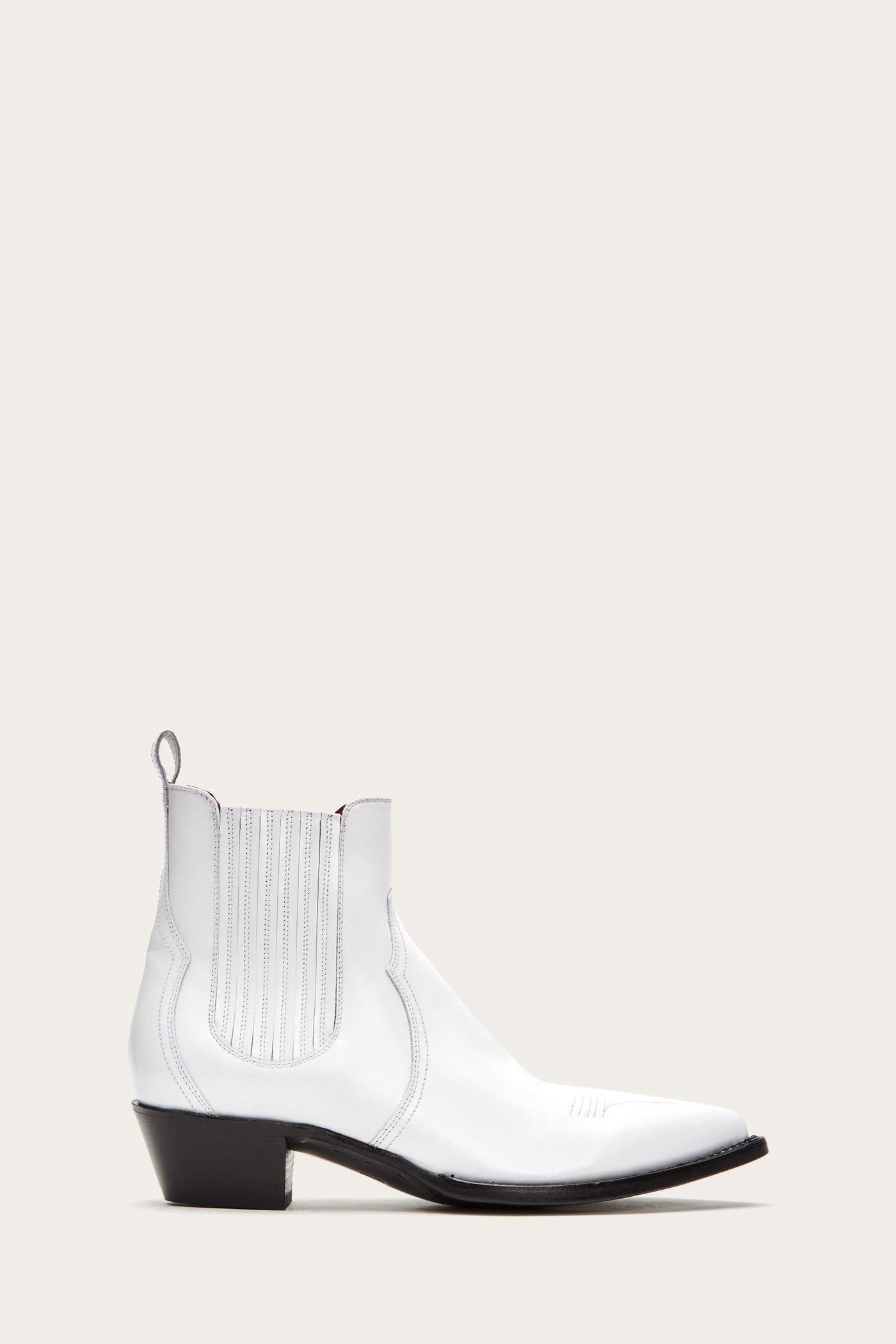 frye white booties