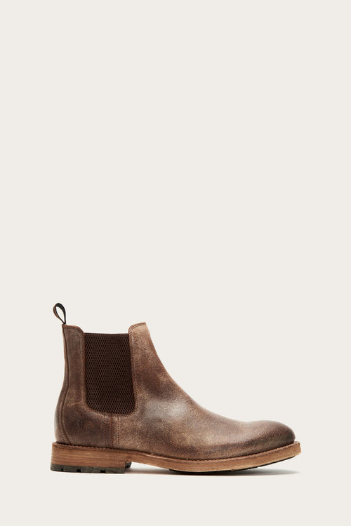 mens chocolate chelsea boots