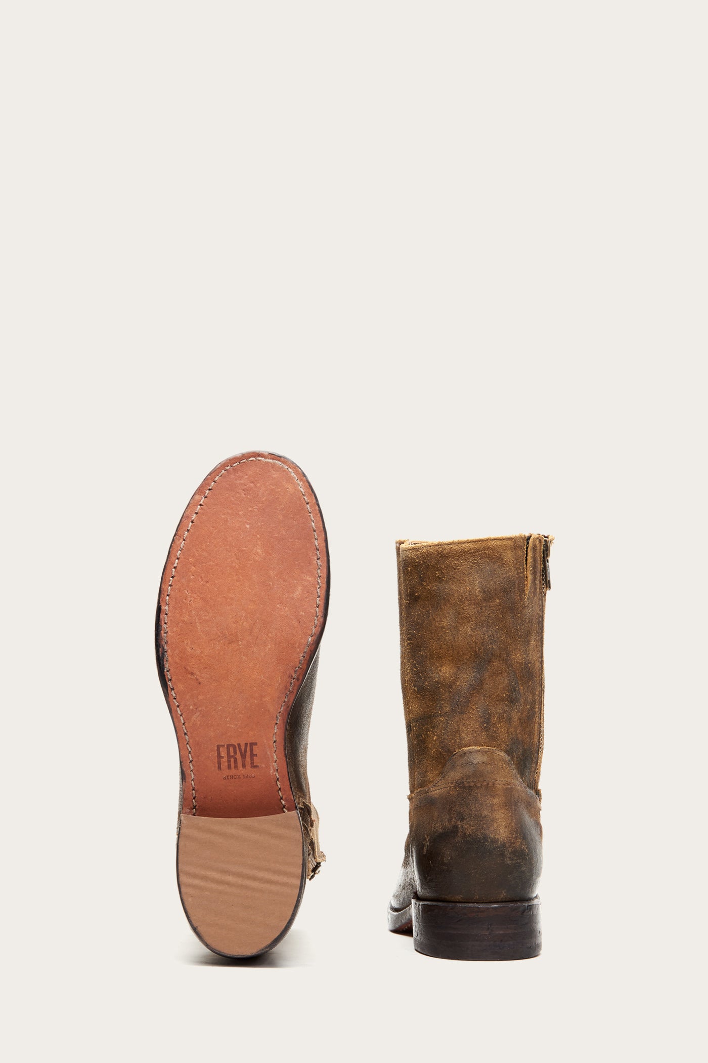 frye campus zip boot