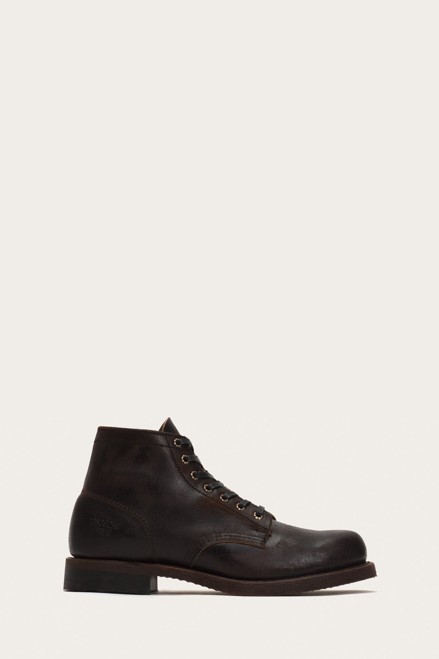 frye prison boot black