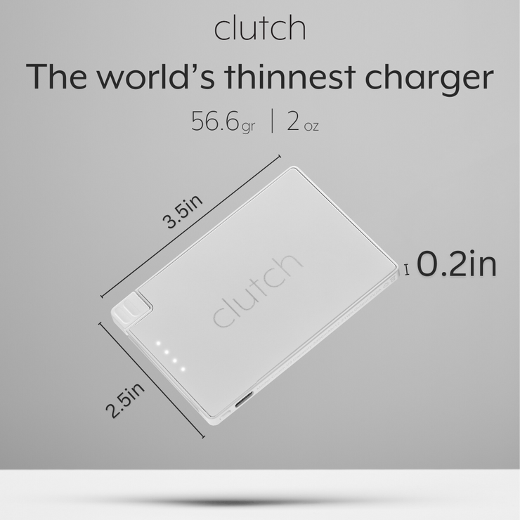 andere Giotto Dibondon Arabische Sarabo Clutch Charger Lightning - World's Thinnest Portable Phone Charger & Power  Bank