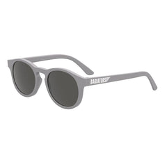 Baby sunglasses in a slate grey keyhole style