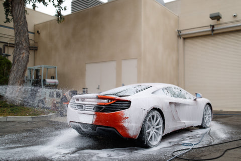 Washing McLaren with Vehicle Wash from Jay Leno's Garage Australia