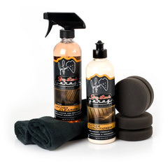 Leather Care Kit with Towels from Jay Leno's Garage Australia