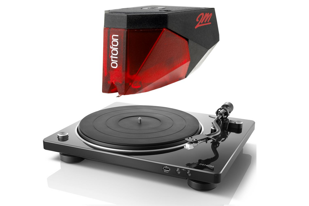 Denon Dp 450usb Turntable With Ortofon 2m Red Phono Cartridge Bundle Safe And Sound Hq