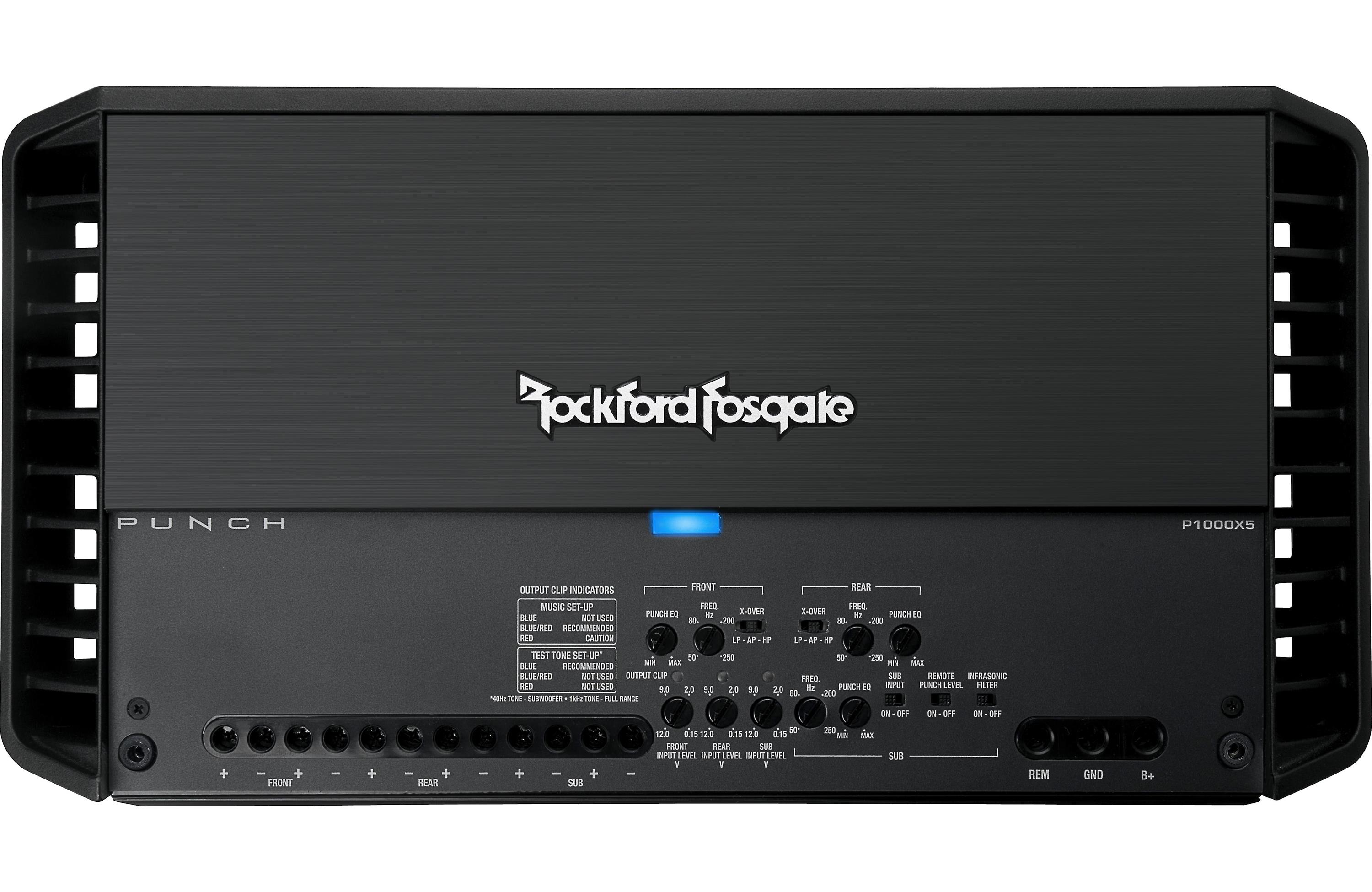 rockford 5 channel amp