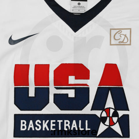 Nike 12 Olympic Usa Basketball Scottie Pippen Retro Authentic Jersey 100