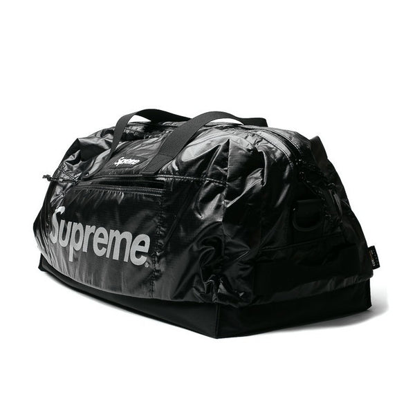 supreme duffle bag black