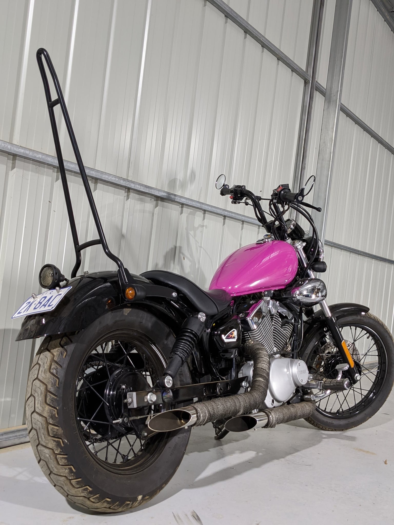 yamaha virago sissy bar