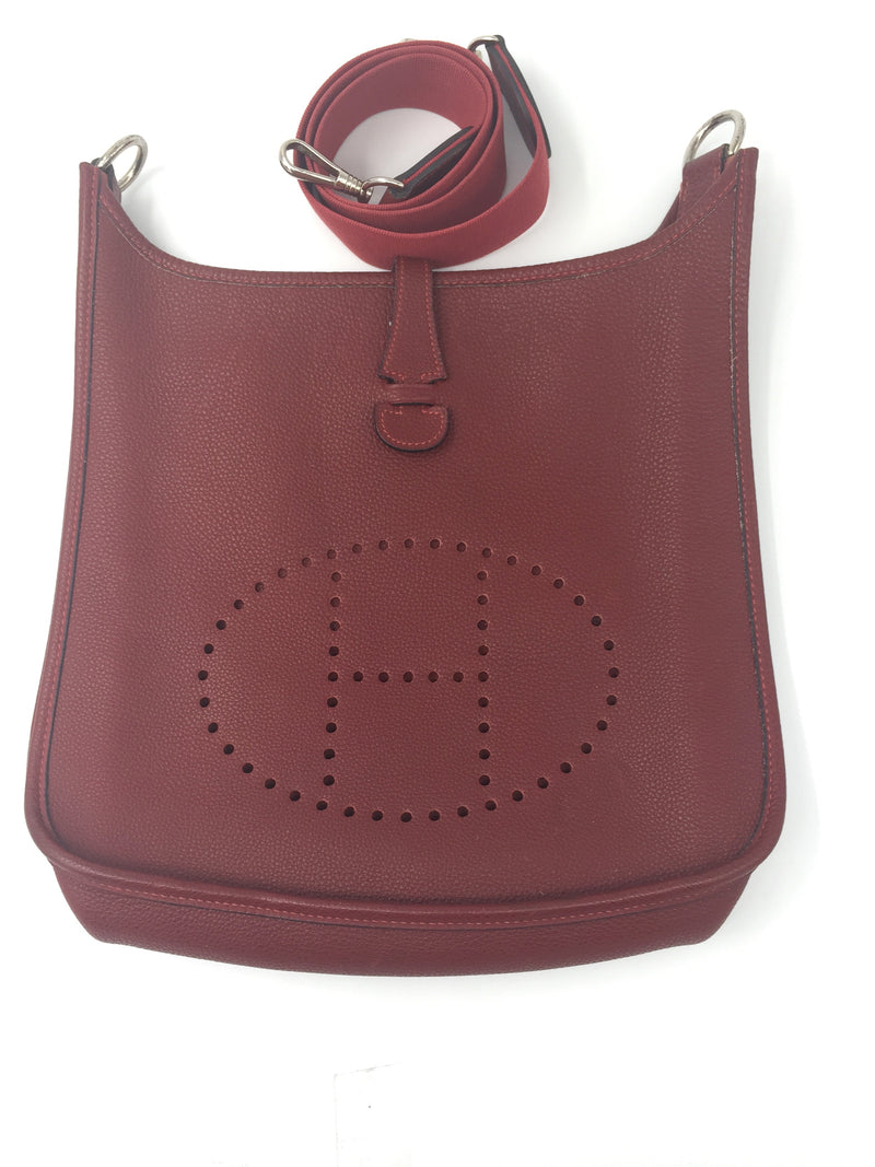 hermes evelyne burgundy