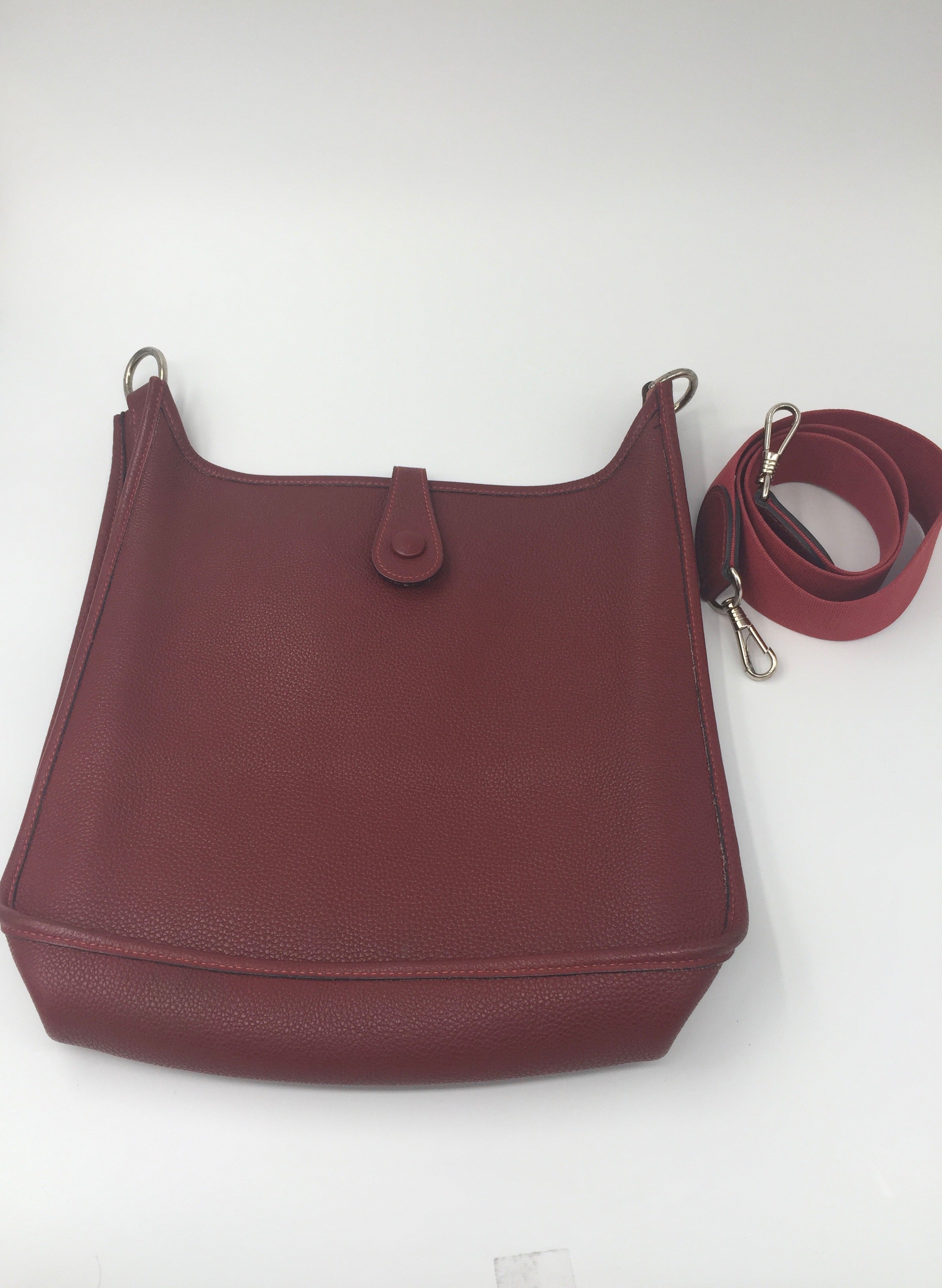 hermes evelyne burgundy